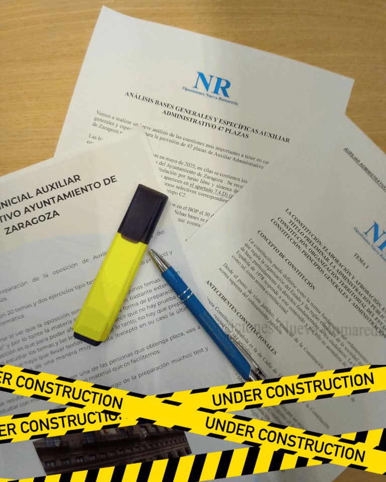 Bases 47 plazas auxiliar administrativo