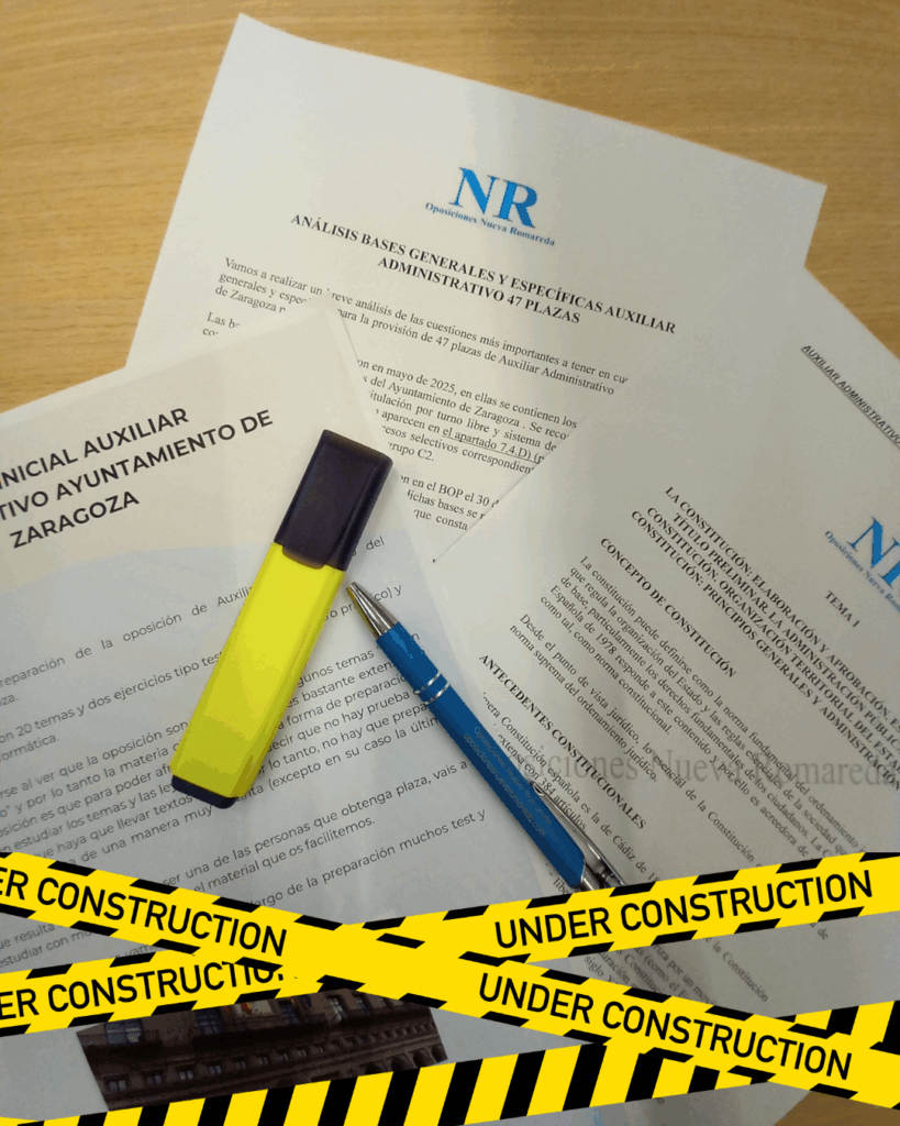 Bases 47 plazas auxiliar administrativo